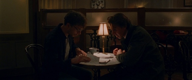 Video Reference: Conversation, Interaction, Human, Fun, Scene, Darkness, Human body, Table, Mouth, Sitting