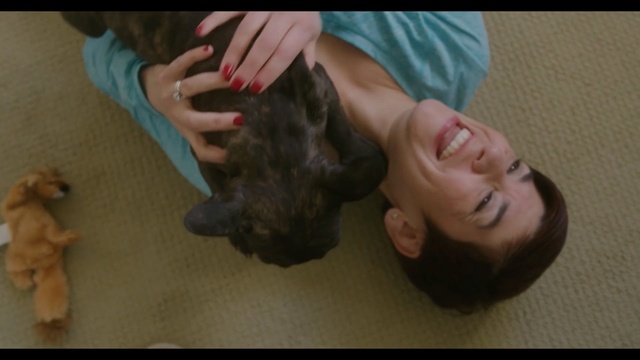 Video Reference: mammal, vertebrate, head, mouth, arm, finger, girl, carnivoran, dog like mammal, ear, Person