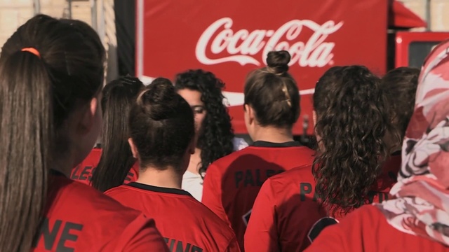 Video Reference: Coca-cola, Hair, Red, Carbonated soft drinks, Cola, Hairstyle, Drink, Soft drink, Coca, Plant