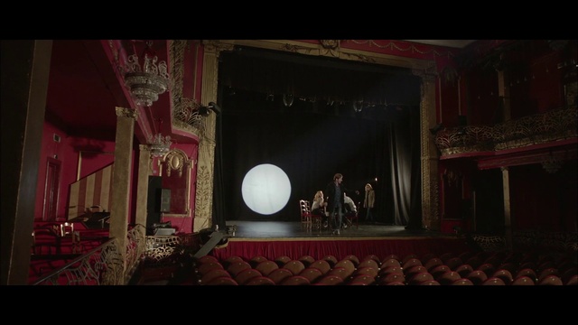 Video Reference: Stage, Red, Light, Theatre, Darkness, Theatrical scenery, Lighting, heater, Music venue, Snapshot