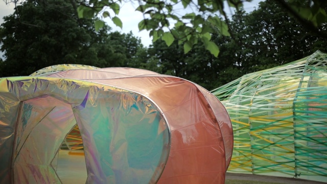 Video Reference: Tent, Shade, Tree, Architecture, Tints and shades, Leisure, Camping, Art