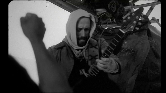 Video Reference: Black, Monochrome photography, Black-and-white, Monochrome, Photography, Personal protective equipment, Headgear, Movie, Stock photography, Style