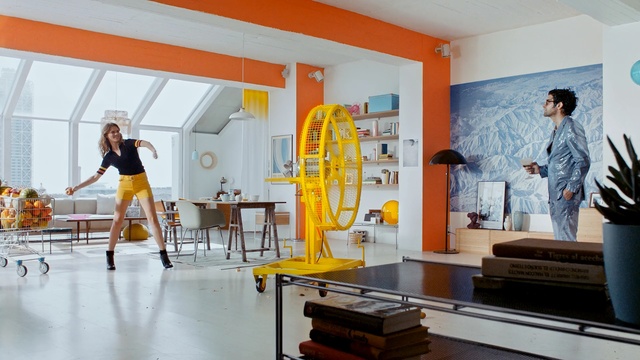 Video Reference: room, interior design, Person