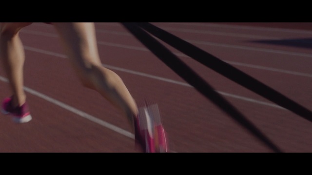 Video Reference: Track and field athletics, Sprint, Red, Athletics, Athlete, Running, Line, Recreation, Individual sports, Muscle