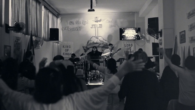 Video Reference: White, Photograph, Black-and-white, Monochrome, Monochrome photography, Snapshot, Photography, Room, Event, Crowd