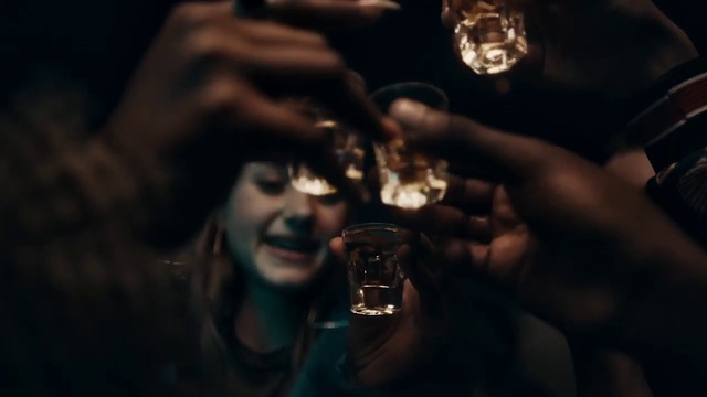 Video Reference: Hand, Darkness, Alcohol, Human, Nail, Photography, Finger, Distilled beverage, Games, Drink