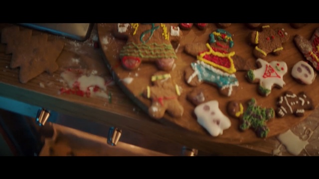 Video Reference: Gingerbread house, Gingerbread, Food, Dessert, Snack, Cookies and crackers, Baking, Sweetness, Interior design, Play
