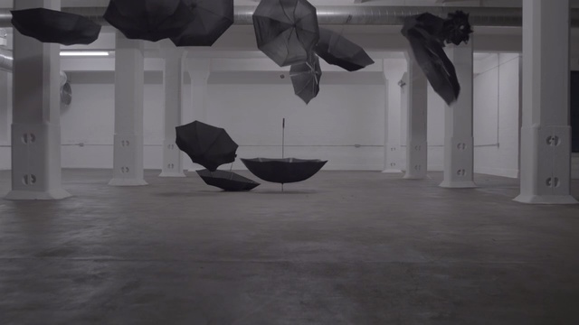 Video Reference: floor, black and white, flooring, tourist attraction, angle, concrete, monochrome, wood flooring, space