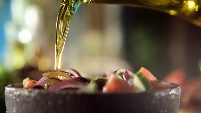 Video Reference: Food, Macro photography, Dish, Restaurant, Vegetable, Tableware, Cuisine, Person