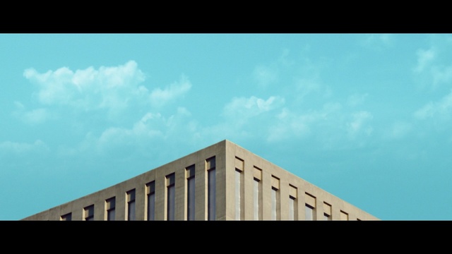 Video Reference: Blue, Architecture, Sky, Daytime, Landmark, Facade, Cloud, Line, Building, Daylighting