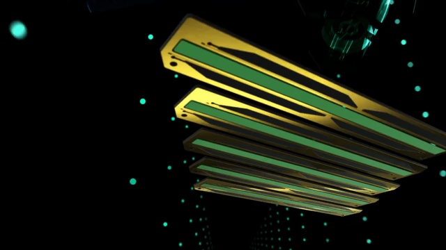 Video Reference: Green, Light, Line, Graphic design, Graphics, Space