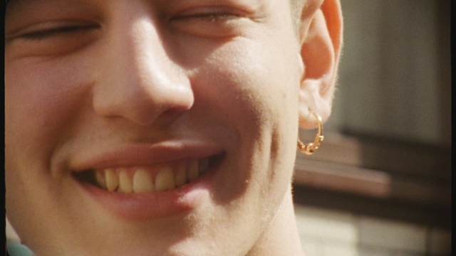Video Reference: face, nose, chin, cheek, eyebrow, lip, close up, tooth, jaw, smile