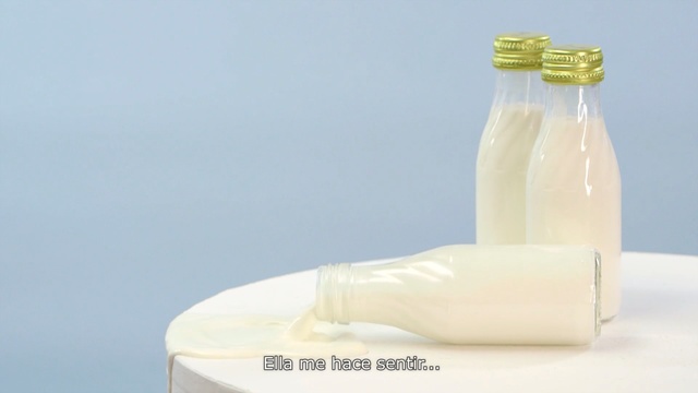 Video Reference: bottle, glass bottle, dairy product, product, liquid