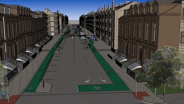 Video Reference: neighbourhood, infrastructure, town, urban area, road, residential area, metropolitan area, mixed use, lane, street