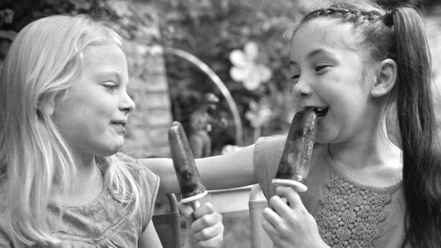 Video Reference: hair, photograph, facial expression, black and white, girl, human hair color, nose, beauty, monochrome photography, emotion, Person