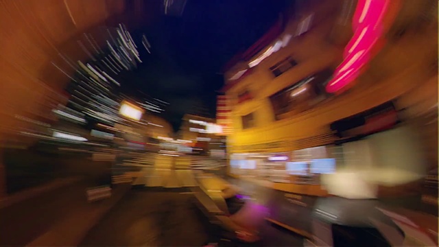 Video Reference: Night, Light, Sky, Urban area, Infrastructure, Fun, City, Metropolitan area, Architecture, Street