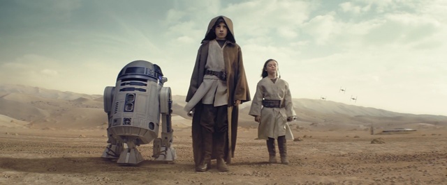 Video Reference: R2-d2, Fictional character, Landscape, Adaptation, Sand, Desert, Aeolian landform