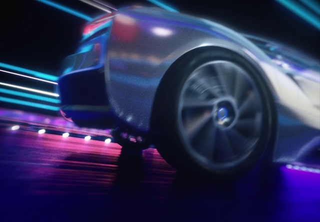 Video Reference: Vehicle, Blue, Automotive design, Car, Supercar, Light, Sports car, Electric blue, Wheel, Automotive lighting