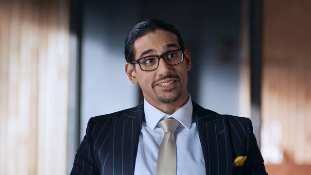 Video Reference: suit, vision care, formal wear, glasses, businessperson, white collar worker, official, gentleman, eyewear, tuxedo, Person