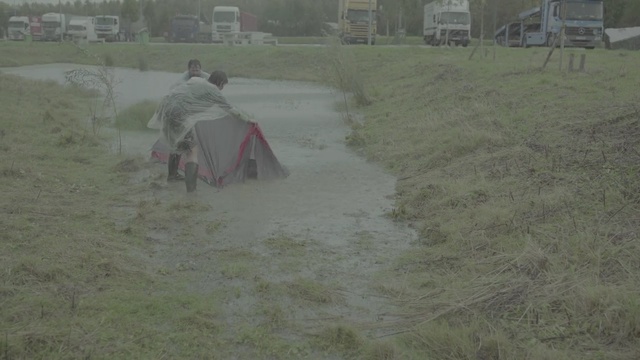 Video Reference: grass, land lot, floodplain, pasture, Person