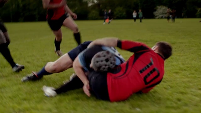 Video Reference: Player, Sports, Team sport, Ball game, Tackle, Rugby, Football player, Games, Rugby union, Tournament