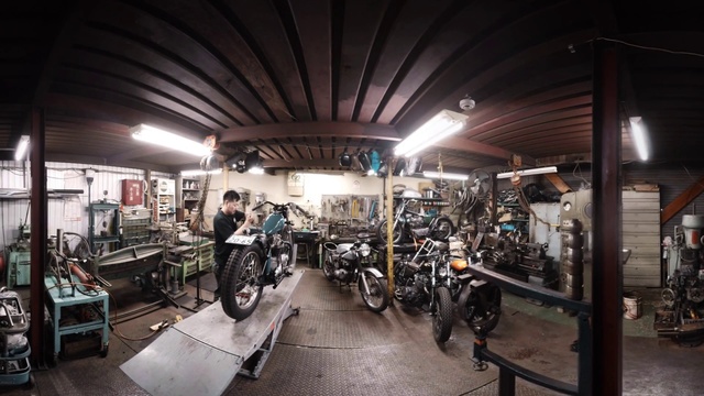 Video Reference: Motor vehicle, Transport, Vehicle, Motorcycle, Building, Photography, Auto part, Factory, Car, City