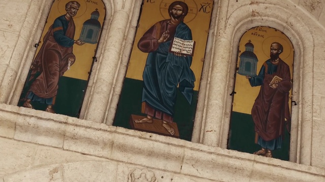 Video Reference: Holy places, Art, Prophet, Architecture, Mural, Religious institute, Temple, Convent, Stock photography, Visual arts