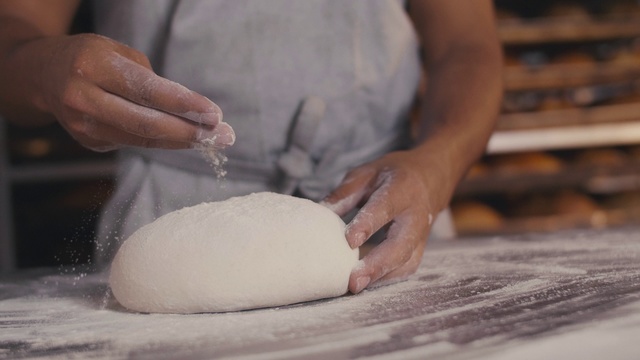 Video Reference: Dough, Masa, Food, Wheat flour, Baking, Flour, Cuisine, Ingredient, Hand, Cooking