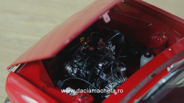 Video Reference: Vehicle, Red, Car, Model car, Auto part, Hood, Scale model