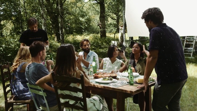 Video Reference: Event, Community, Meal, Adaptation, Fun, Lunch, Table, Recreation, Picnic, Conversation, Person