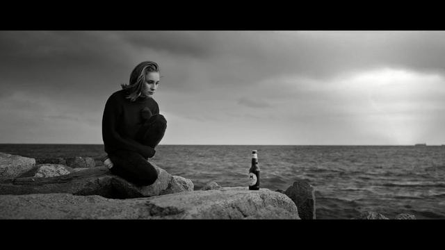 Video Reference: People in nature, White, Photograph, Black, Monochrome photography, Black-and-white, Monochrome, Sea, Standing, Sky, Person