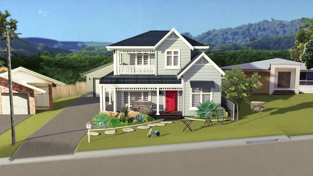 Video Reference: Home, Property, House, Residential area, Roof, Building, Real estate, Estate, Land lot, Villa