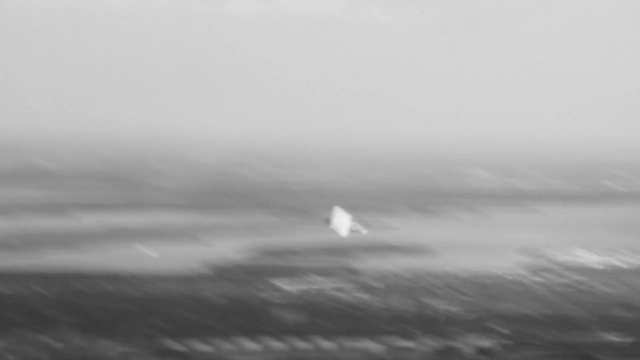 Video Reference: black and white, horizon, fog, sky, wind wave, monochrome photography, atmosphere, ocean, sea, mist