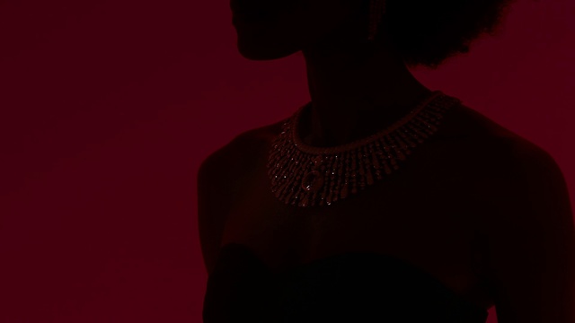 Video Reference: Black, Red, Shoulder, Maroon, Neck, Brown, Fashion, Joint, Photography, Dress