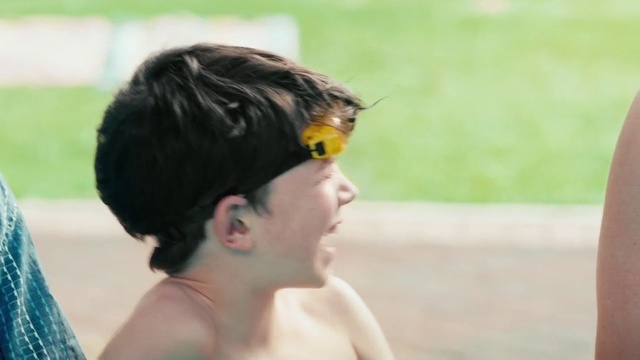 Video Reference: Hair, Hairstyle, Skin, Yellow, Chin, Neck, Summer, Forehead, Ear, Shoulder