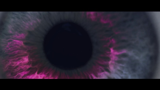 Video Reference: Iris, Eye, Purple, Pink, Violet, Close-up, Organ, Fractal art, Darkness, Sky