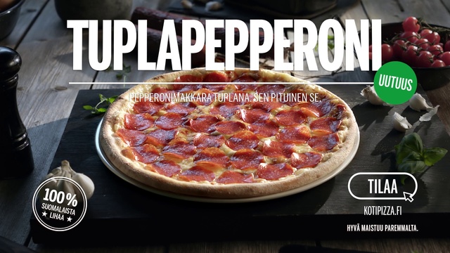Video Reference: Dish, Pizza, Cuisine, Food, Pepperoni, Ingredient, California-style pizza, Italian food, Junk food, Fast food