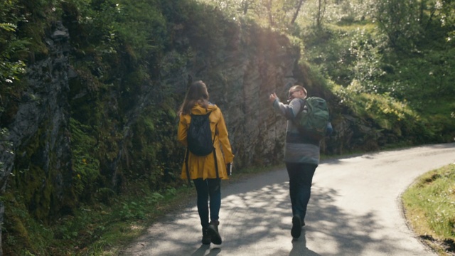 Video Reference: People in nature, Nature, Natural landscape, Wilderness, Nature reserve, Walking, Tree, Biome, Leaf, Trail