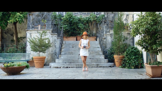 Video Reference: photograph, green, tree, backyard, garden, flower, photography, plant, girl, dress