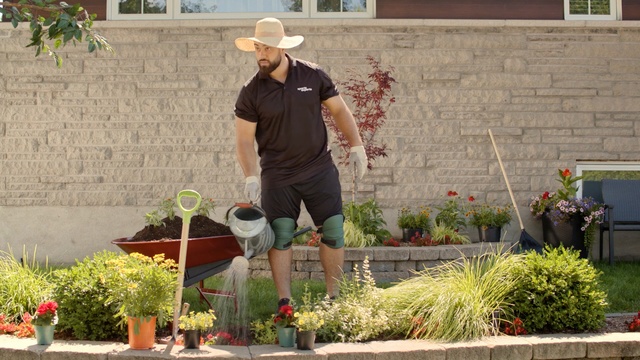 Video Reference: Garden, Gardener, Plant, Floristry, Grass, Floral design, Gardening, Yard, Houseplant, Shrub