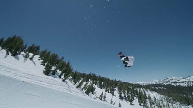 Video Reference: sky, piste, boardsport, snow, mountain range, geological phenomenon, freestyle skiing, winter sport, snowboard, extreme sport