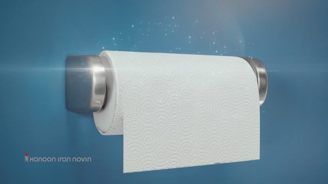 Video Reference: Toilet paper, Paper, Toilet roll holder, Bathroom accessory, Paper product, Cylinder, Material property, Paper towel, Label, Paper towel holder