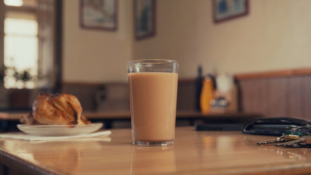 Video Reference: drink, breakfast, irish cream