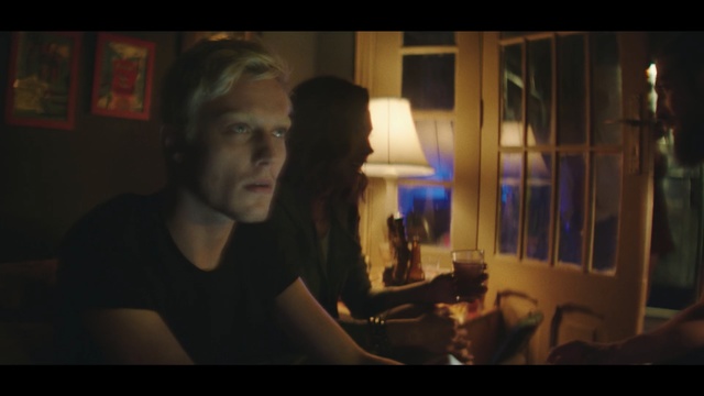 Video Reference: darkness, snapshot, night, screenshot, fun, girl, scene, midnight, audio, facial hair, Person
