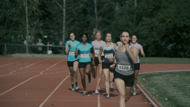 Video Reference: sports, athletics, middle distance running, team, race, track and field athletics, 800 metres, sprint, running, track spikes, Person