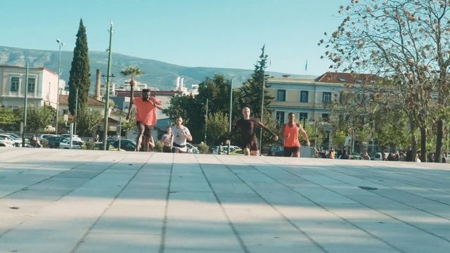 Video Reference: Public space, Residential area, Town, City, Urban design, Road, Tree, Street, Neighbourhood, Architecture