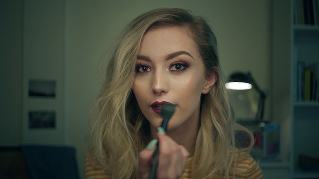 Video Reference: Face, Hair, Lip, Eyebrow, Nose, Beauty, Cheek, Blond, Head, Skin, Person