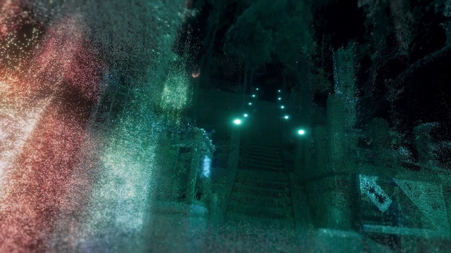 Video Reference: Green, Light, Darkness, Turquoise, Space, Screenshot, Graphics