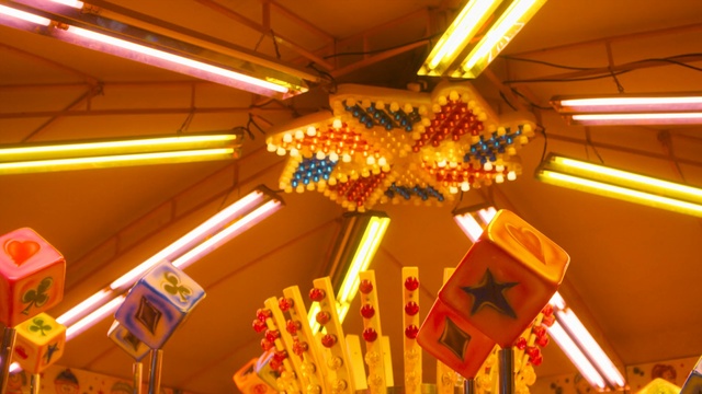 Video Reference: Light, Orange, Lighting, Yellow, Fun, Ceiling, Fair