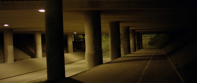 Video Reference: Column, Light, Night, Lighting, Architecture, Darkness, Infrastructure, Metropolitan area, Photography, Shadow